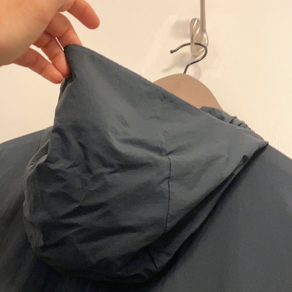 Lululemon Dark Gray Water Repellent Hooded Softshell Half Zip Jacket Size XL - Picture 7 of 12